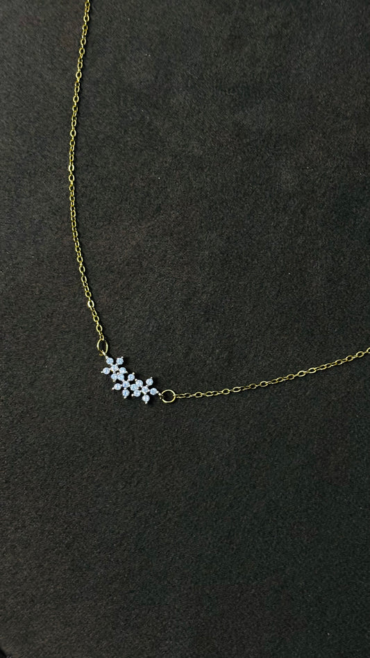 Triple Flower Necklace