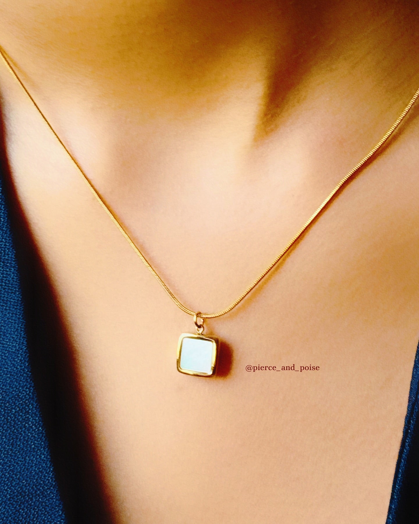 Ivy Square Necklace