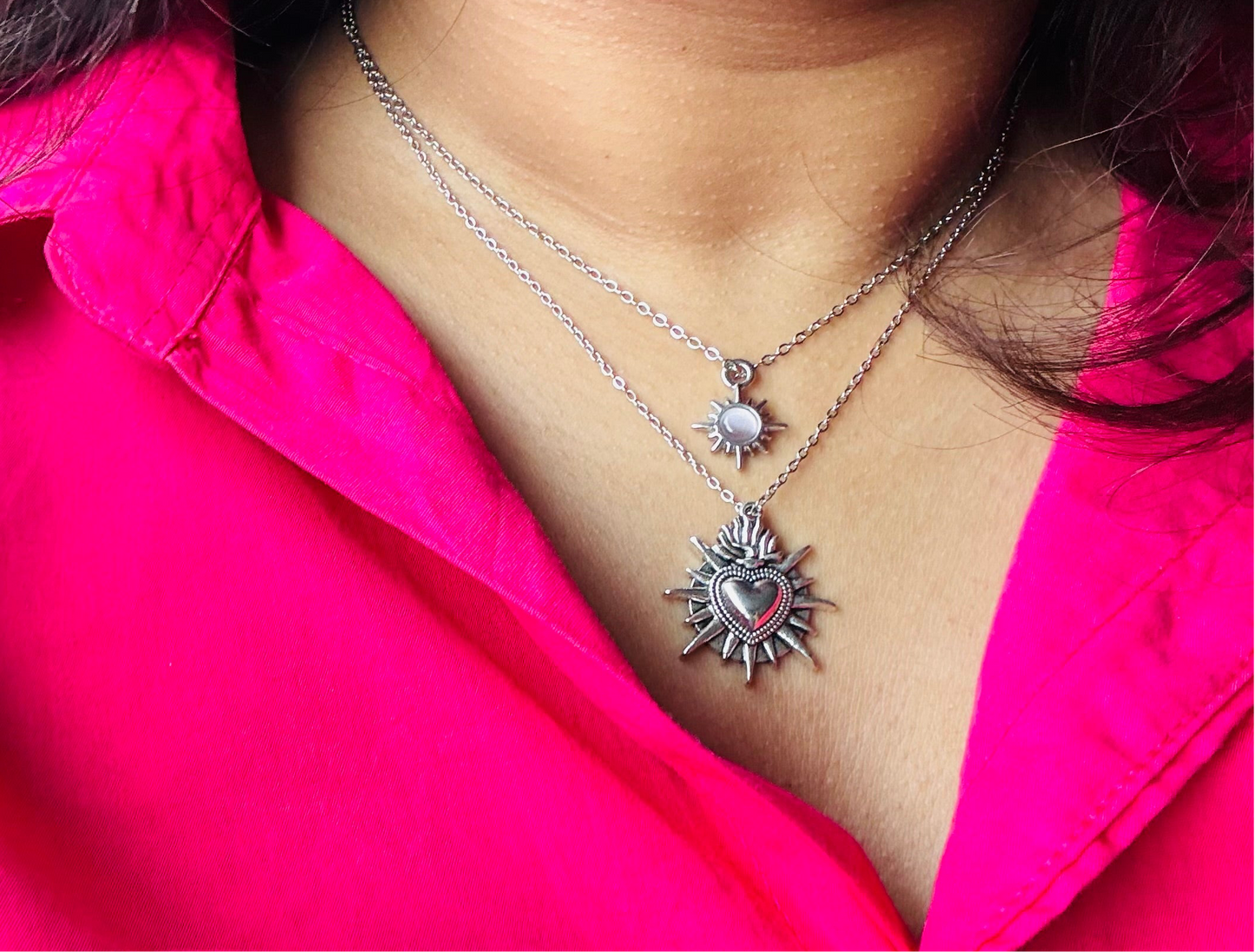 Rose Solis Sun Necklace