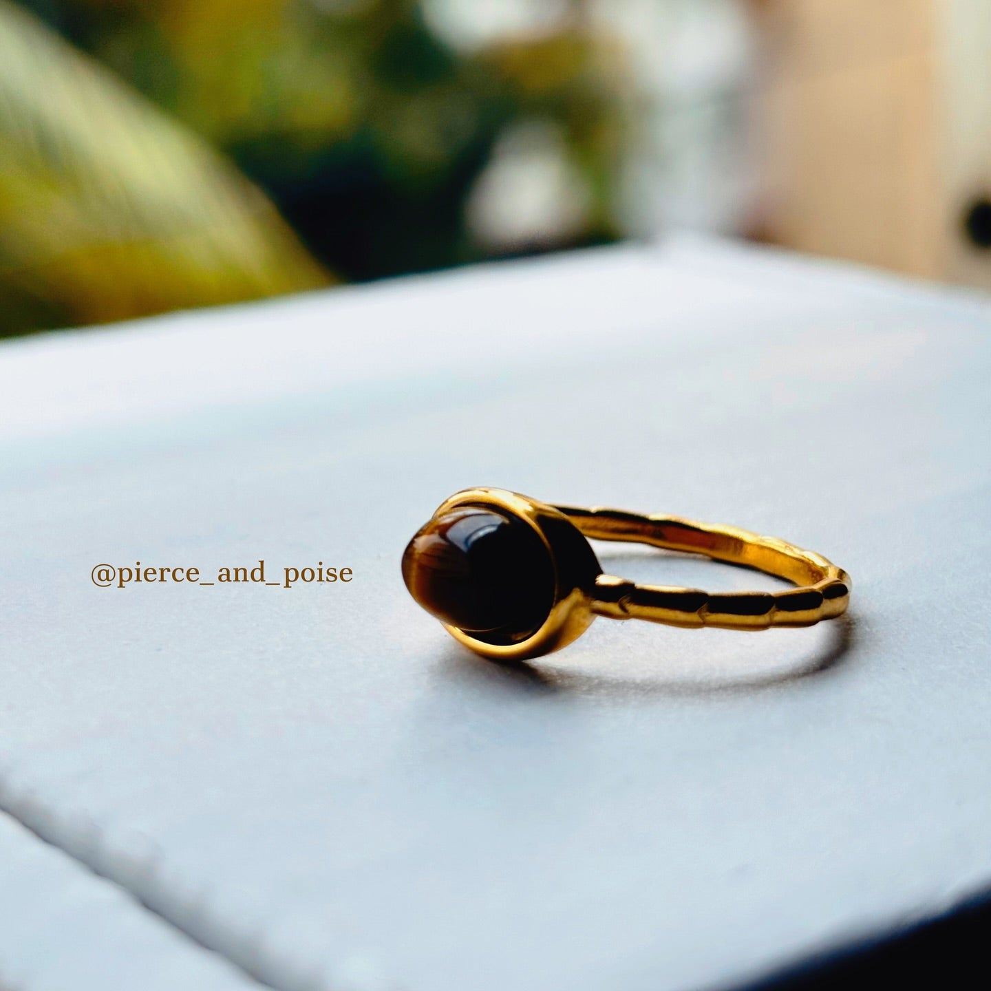 Vintage Celeste Ring(Brown)