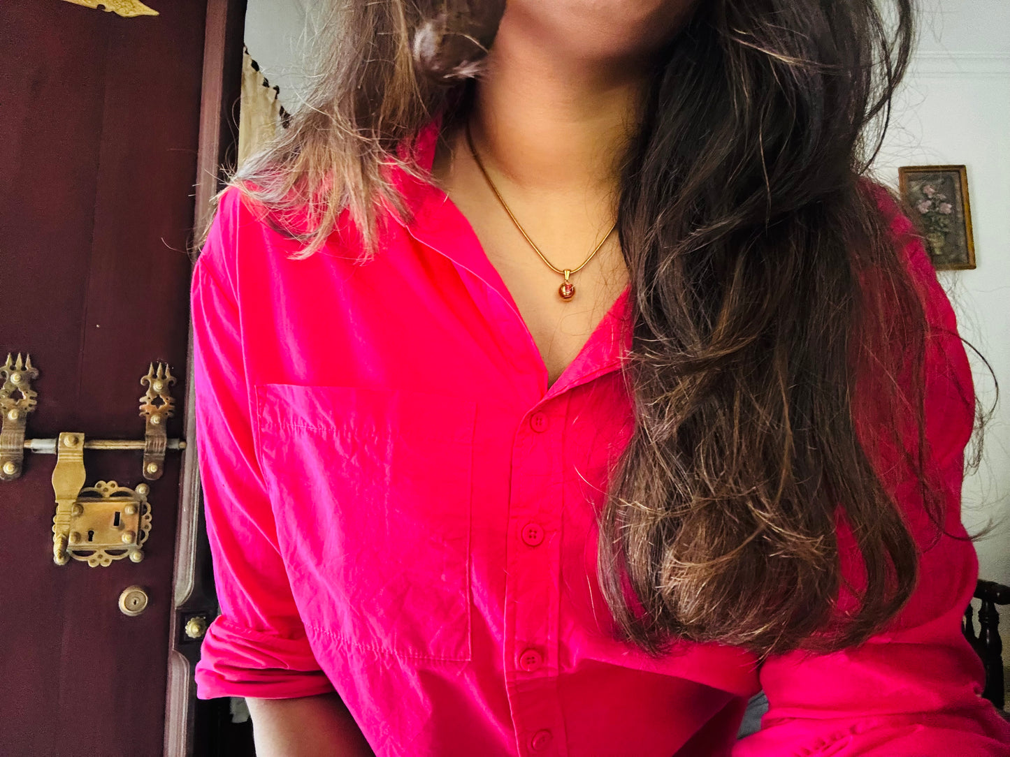 Amelia pink necklace