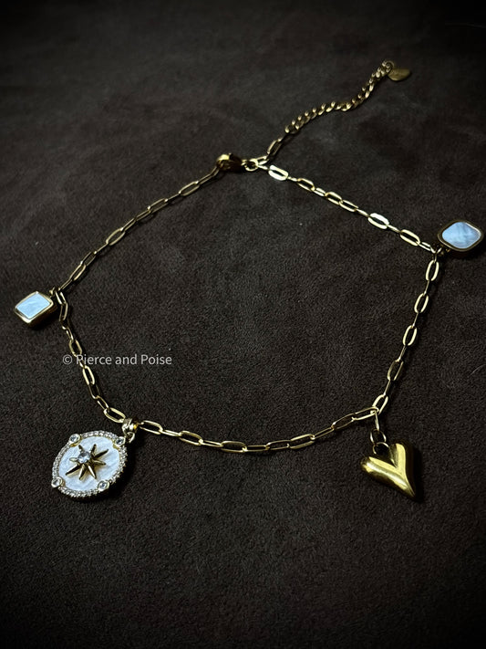 2 in one Dune Gold choker/bracelet